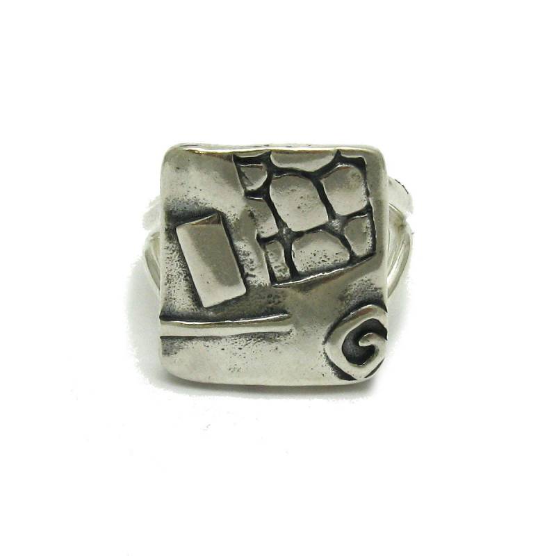 925 Handgefertigt Silber Ring R001648 von EmpressSilver