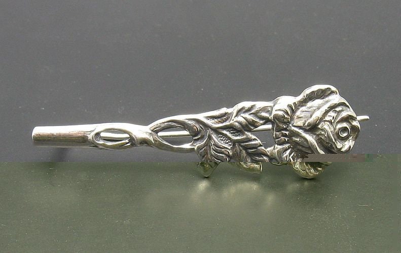 925 Silber Brosche A000001 Blume von EmpressSilver