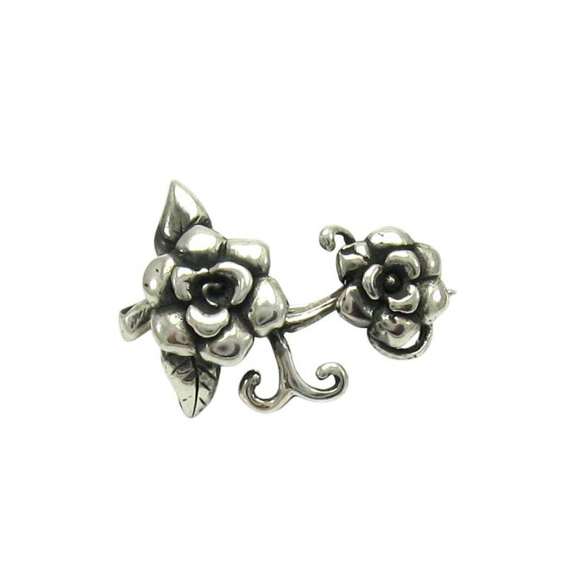 925 Silber Brosche A000026 Blume von EmpressSilver
