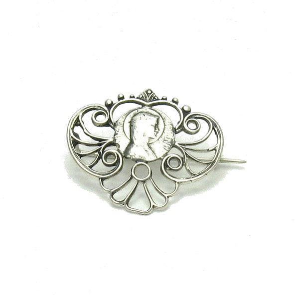 925 Silber Brosche A000028 Mutter Gottes 925 Silber Brosche A000028 Mutter Gottes von EmpressSilver