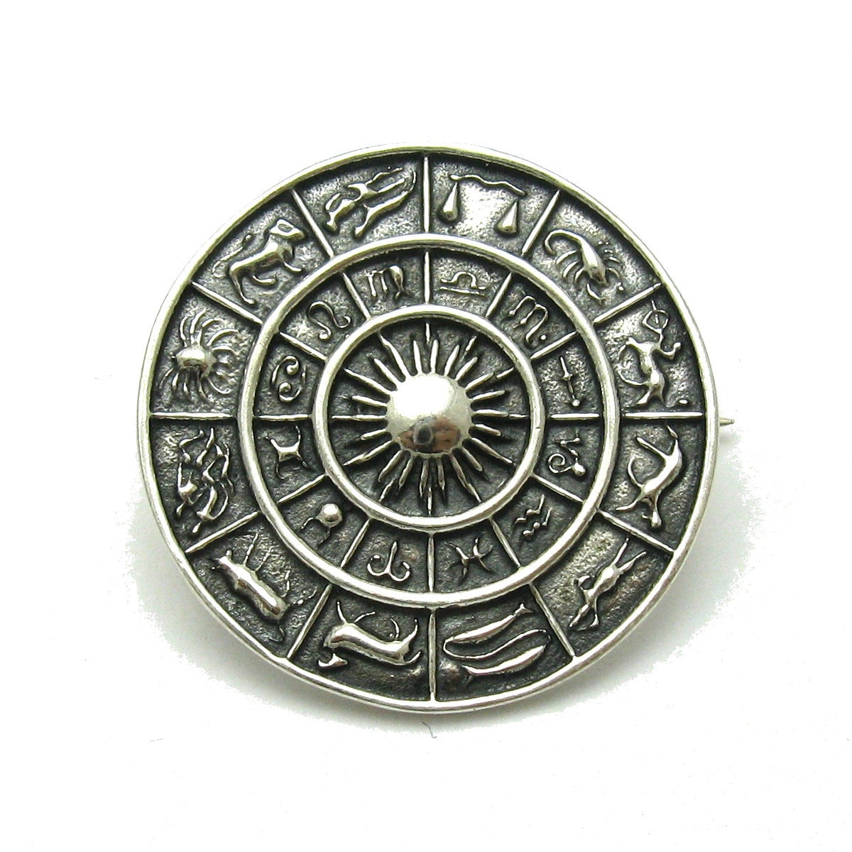 925 Silber Brosche A000066 Zodiac von EmpressSilver