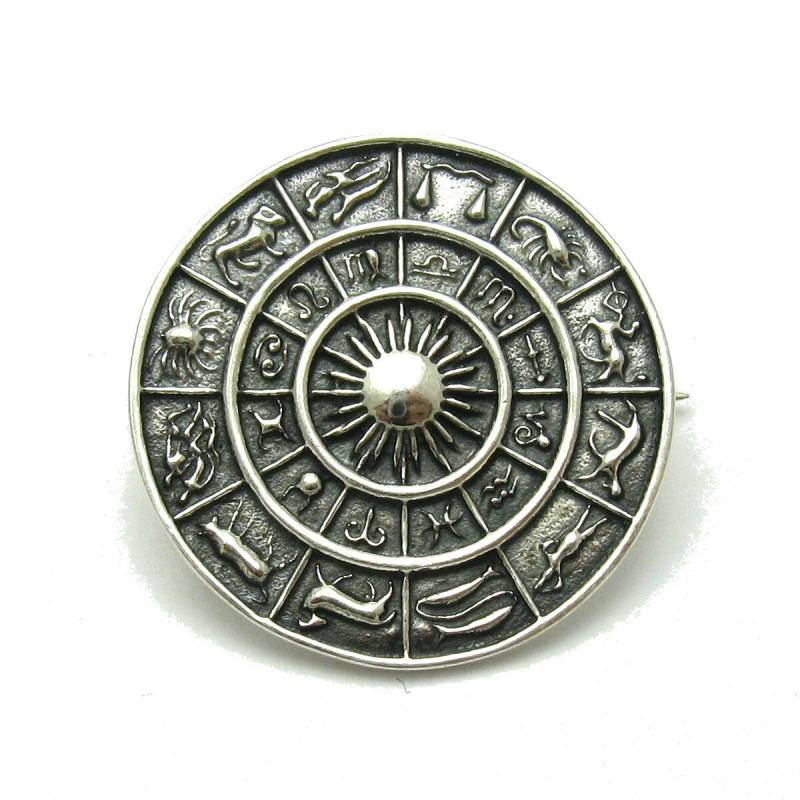925 Silber Brosche A000066 Zodiac von EmpressSilver