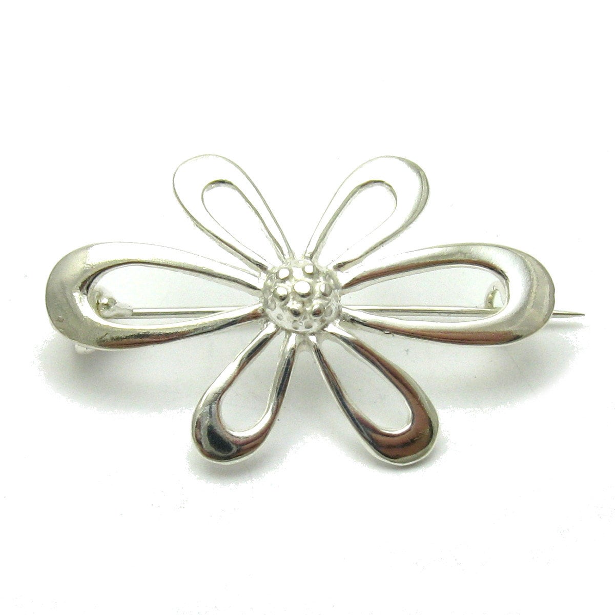925 Silber Brosche A000068 Blume von EmpressSilver