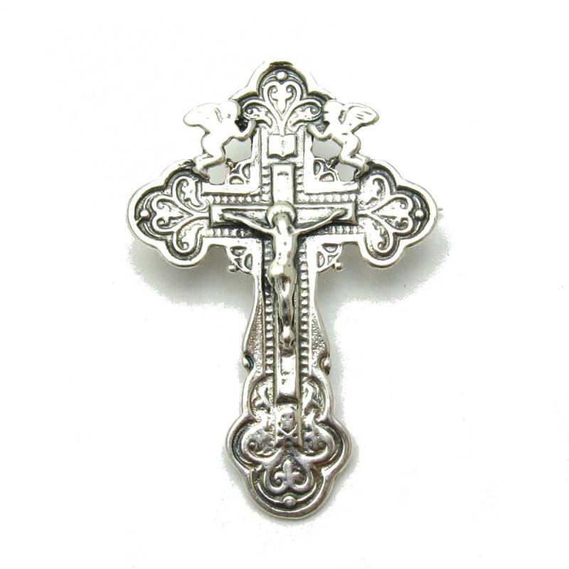925 Silber Brosche A000086 Kreuz von EmpressSilver