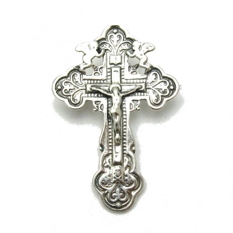 925 Silber Brosche A000086 Kreuz von EmpressSilver
