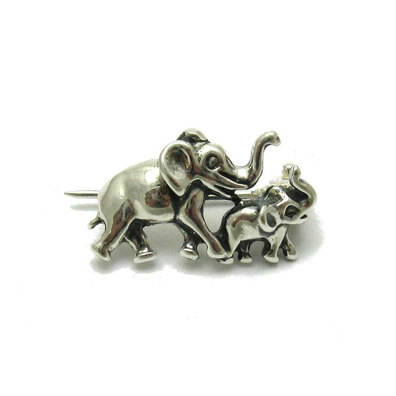 925 Silber Brosche A000112 Elefanten 925 Silber Brosche A000112 Elefanten von EmpressSilver