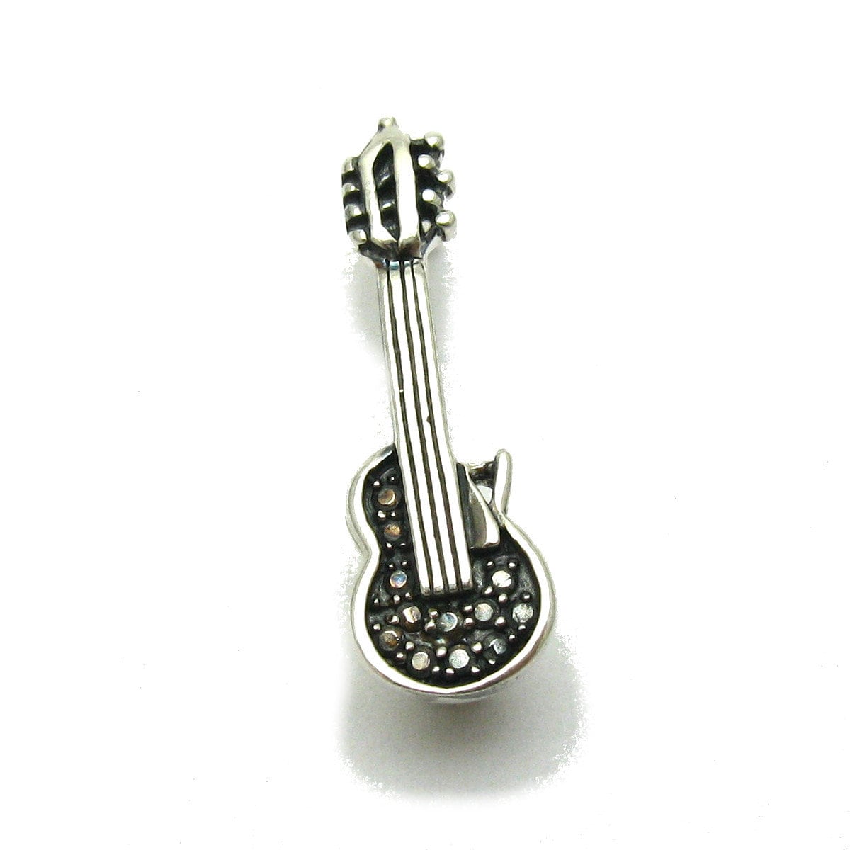 925 Silber Brosche A000113 Gitarre 925 Silber Brosche A000113 Gitarre von EmpressSilver