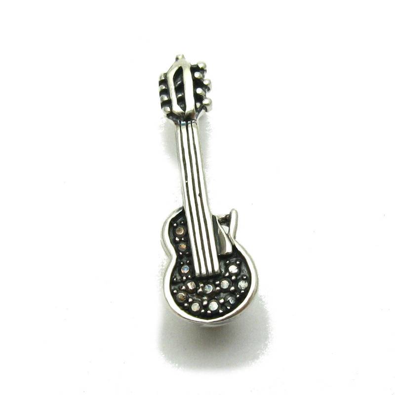925 Silber Brosche A000113 Gitarre 925 Silber Brosche A000113 Gitarre von EmpressSilver