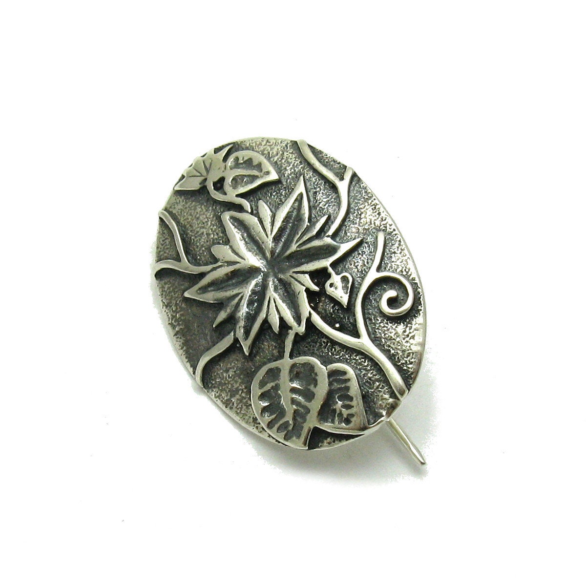 925 Silber Brosche A000122 Blume von EmpressSilver