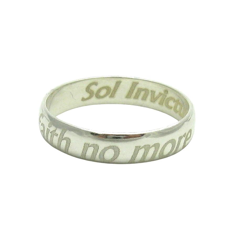 925 Silber Ring Band R001285E Benutzerdefinierte G von EmpressSilver