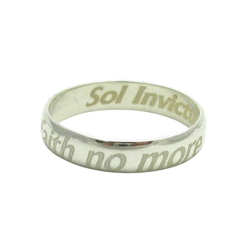 925 Silber Ring Band R001285E Benutzerdefinierte G von EmpressSilver