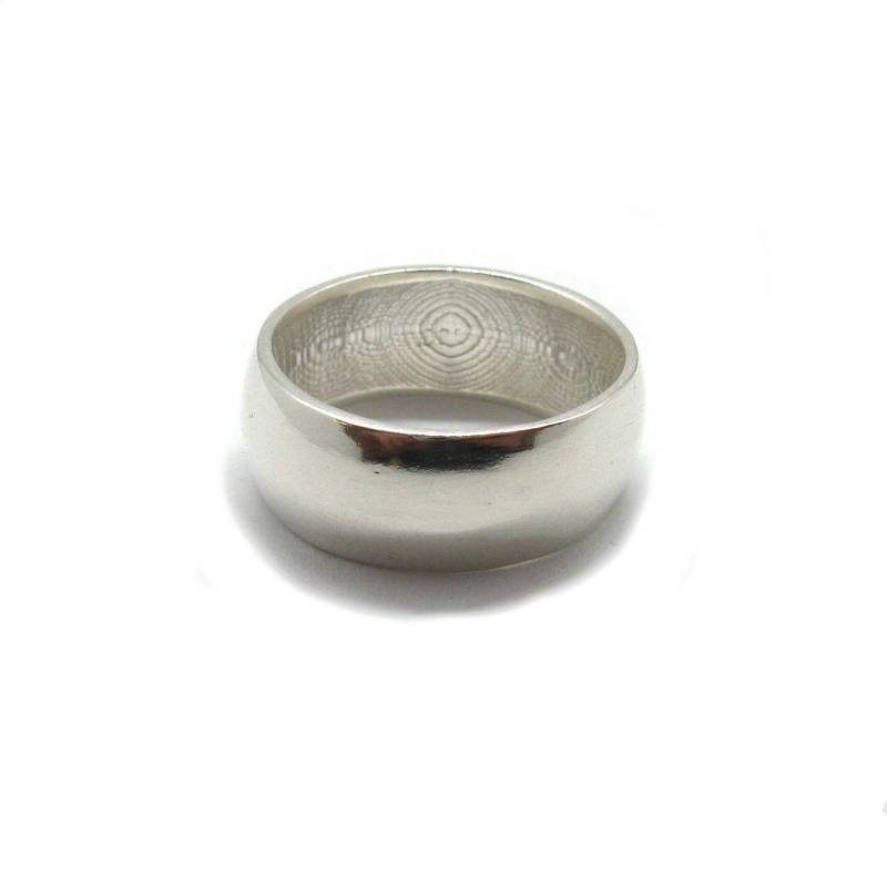 925 Silber Ring Band R001285E Benutzerdefinierte G von EmpressSilver