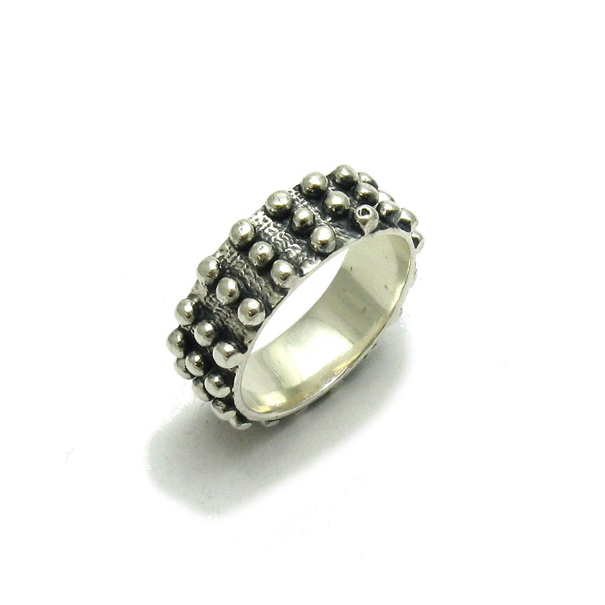 925 Silber Ring Band R001632 von EmpressSilver