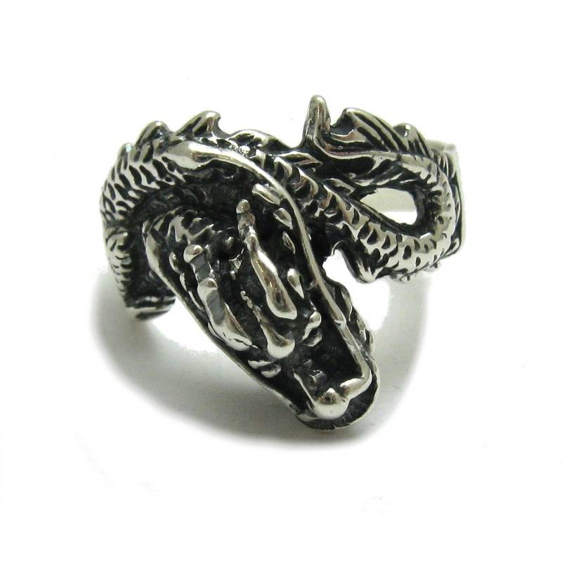 925 Silber Ring R000784 Drachen von EmpressSilver