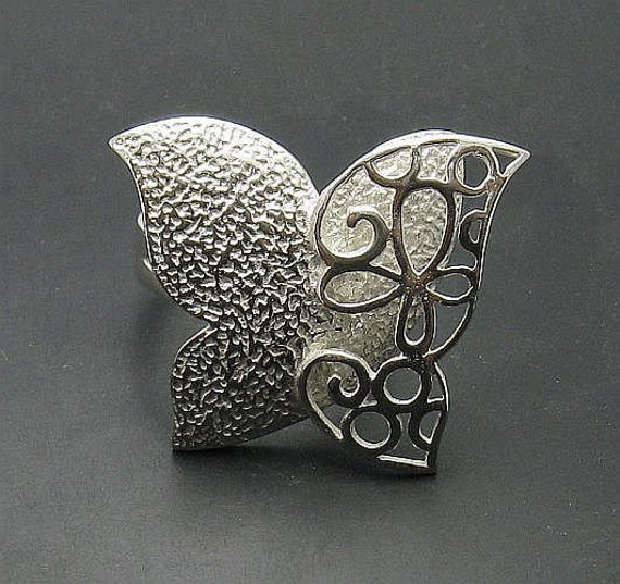 925 Silber Ring R000820 Schmetterling von EmpressSilver