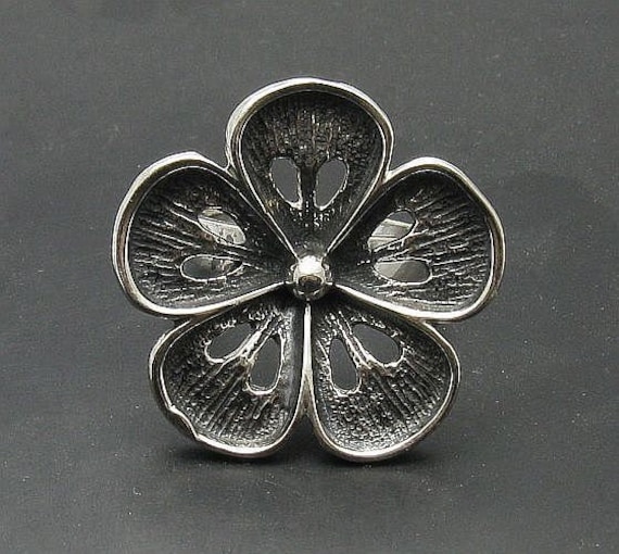 925 Silber Ring R000822 Blume von EmpressSilver