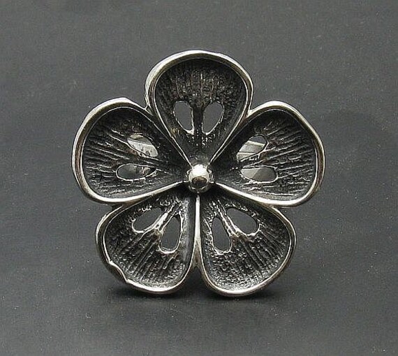925 Silber Ring R000822 Blume von EmpressSilver