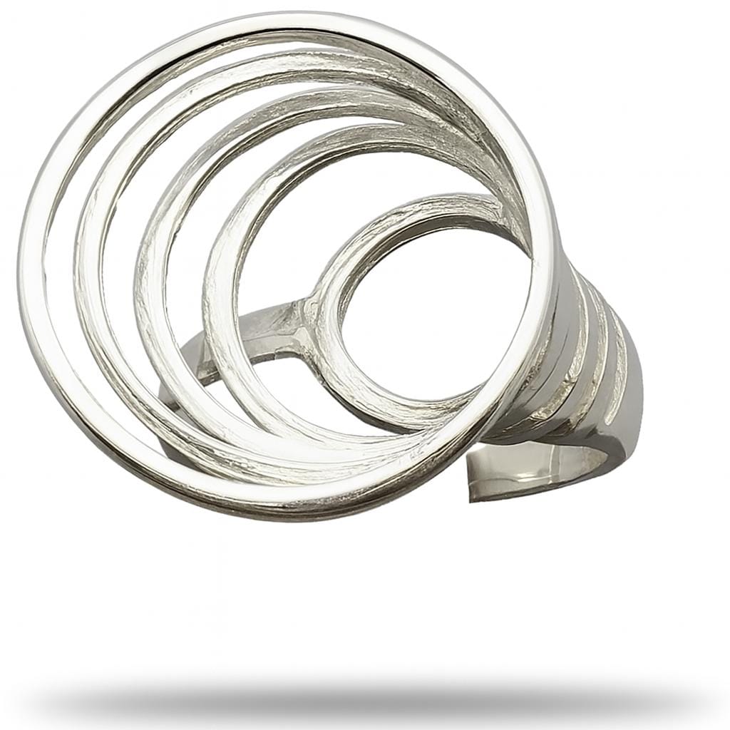 925 Silber Ring R000926 Empress Extravagant Kreise von EmpressSilver