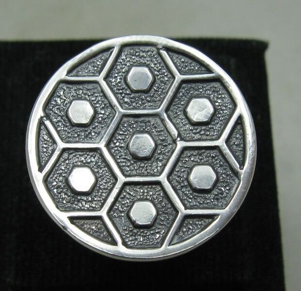 925 Silber Ring R001117 Fussball Ball von EmpressSilver