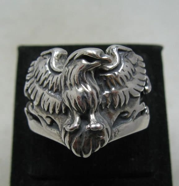 925 Silber Ring R001191 Adler von EmpressSilver
