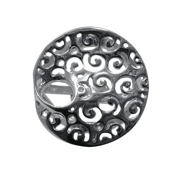 925 Silber Ring R001367 Dekorative Einstellbar von EmpressSilver