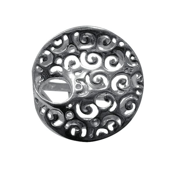 925 Silber Ring R001367 Dekorative Einstellbar von EmpressSilver
