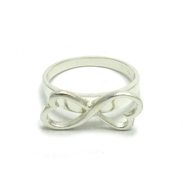 925 Silber Ring R001453 Ewigkeit von EmpressSilver