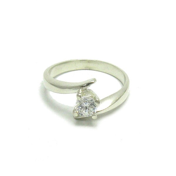 925 Silber Ring R001457 Mit 5mm Cz 925 Silber Ring R001457 Mit 5mm Cz von EmpressSilver