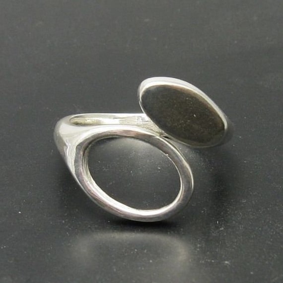 925 Silber Ring Solide R000409 Einstellbar von EmpressSilver