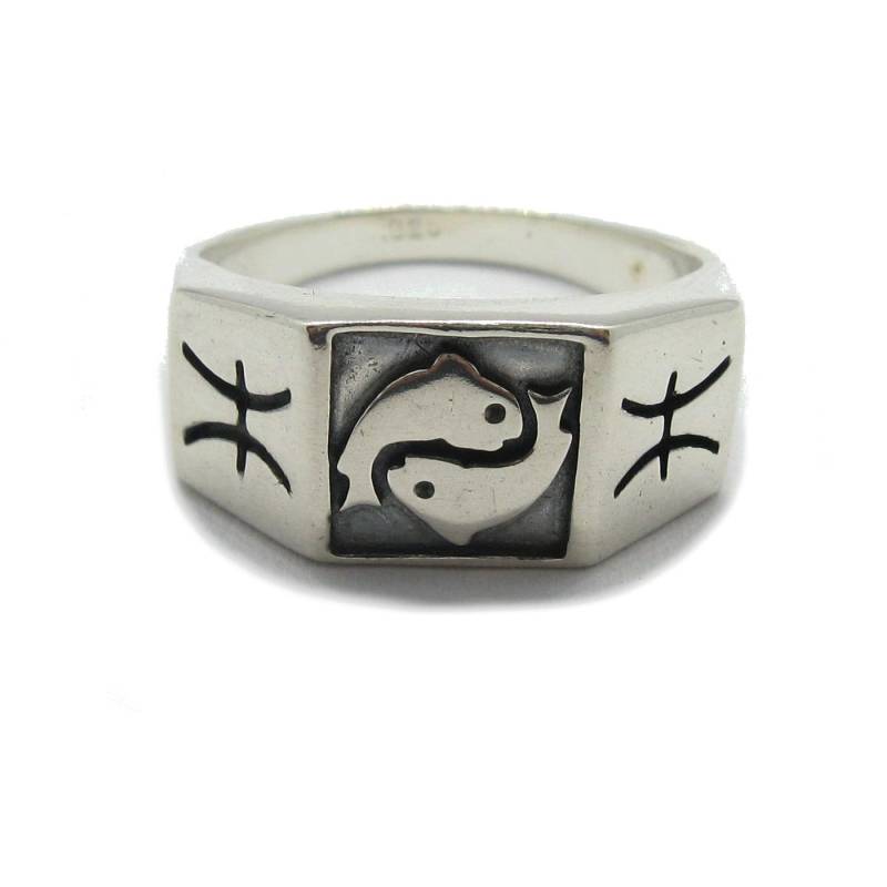 925 Silber Ring Solide R001801 Tierkreis von EmpressSilver