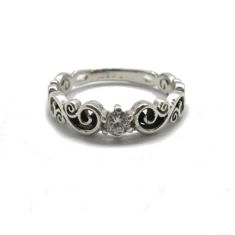 925 Sterling Silber Ring R001802 Mit Cz 925 Sterling Silber Ring R001802 Mit Cz von EmpressSilver