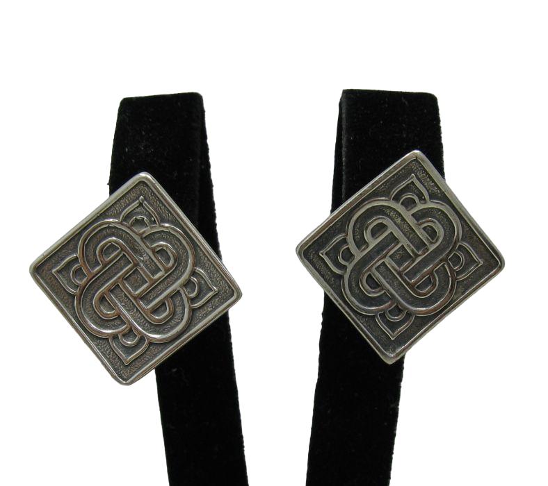 E000067 Silber-Ohrringe 925 Ffanzösisch Clip von EmpressSilver