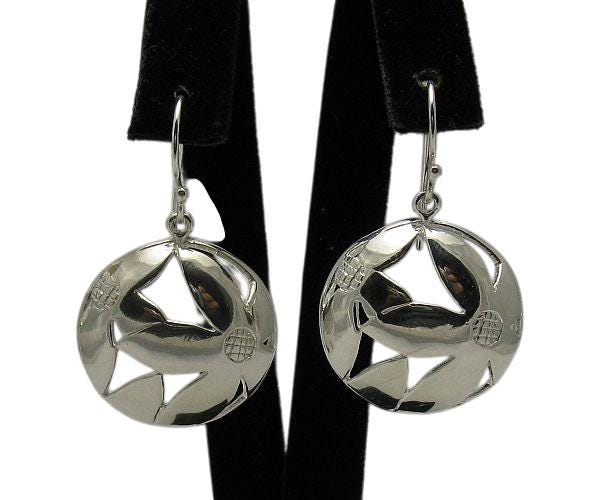 E000311 Silber-Ohrringe 925 Blumen von EmpressSilver