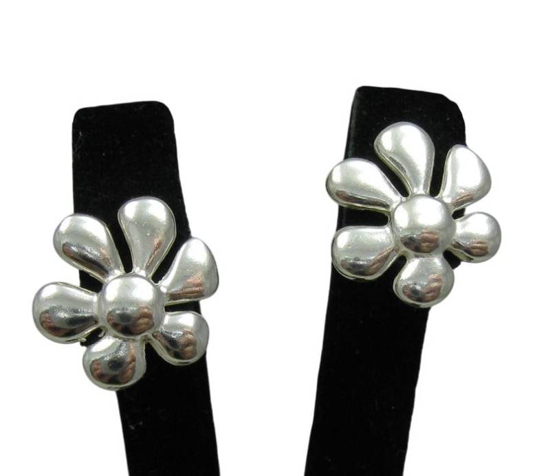E000428 Silber-Ohrringe Blumen 925 von EmpressSilver