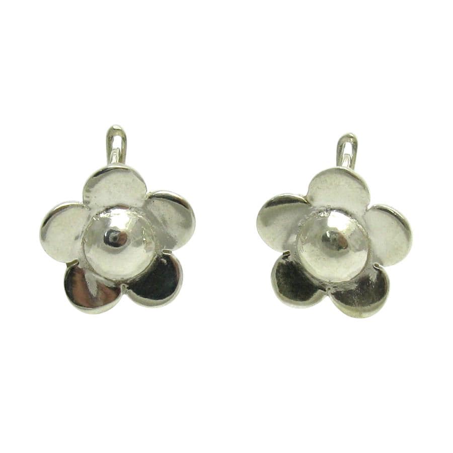 E000526 Silber-Ohrringe Blumen 925 von EmpressSilver