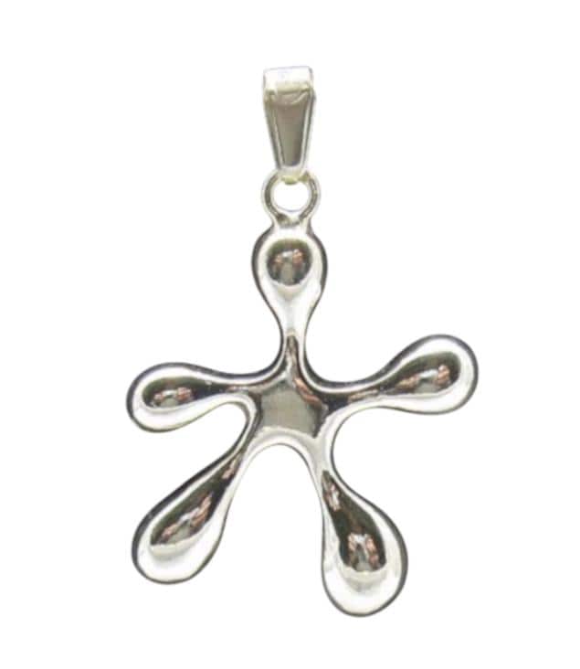 Extravaganter Sterling Silber Anhänger Stain Stamped 925 Nickelfrei von EmpressSilver