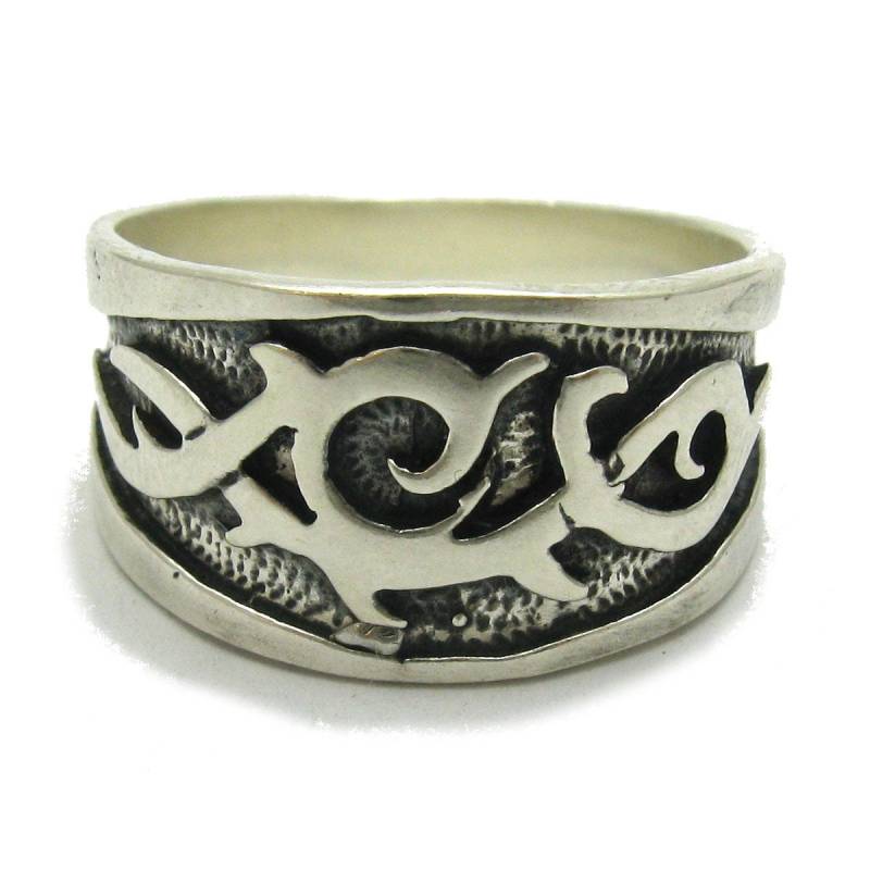 R000455 Sterling Silber Ring Band 925 von EmpressSilver