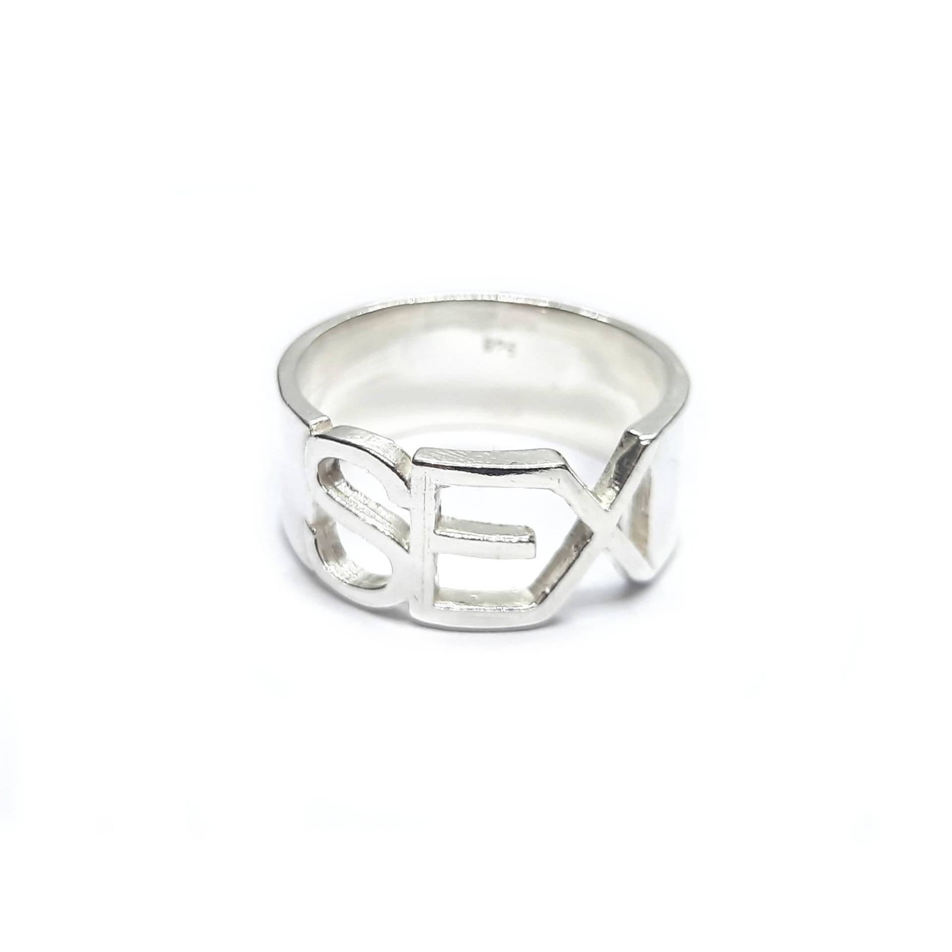 R001018 Silber Ring 925 Kreise von EmpressSilver