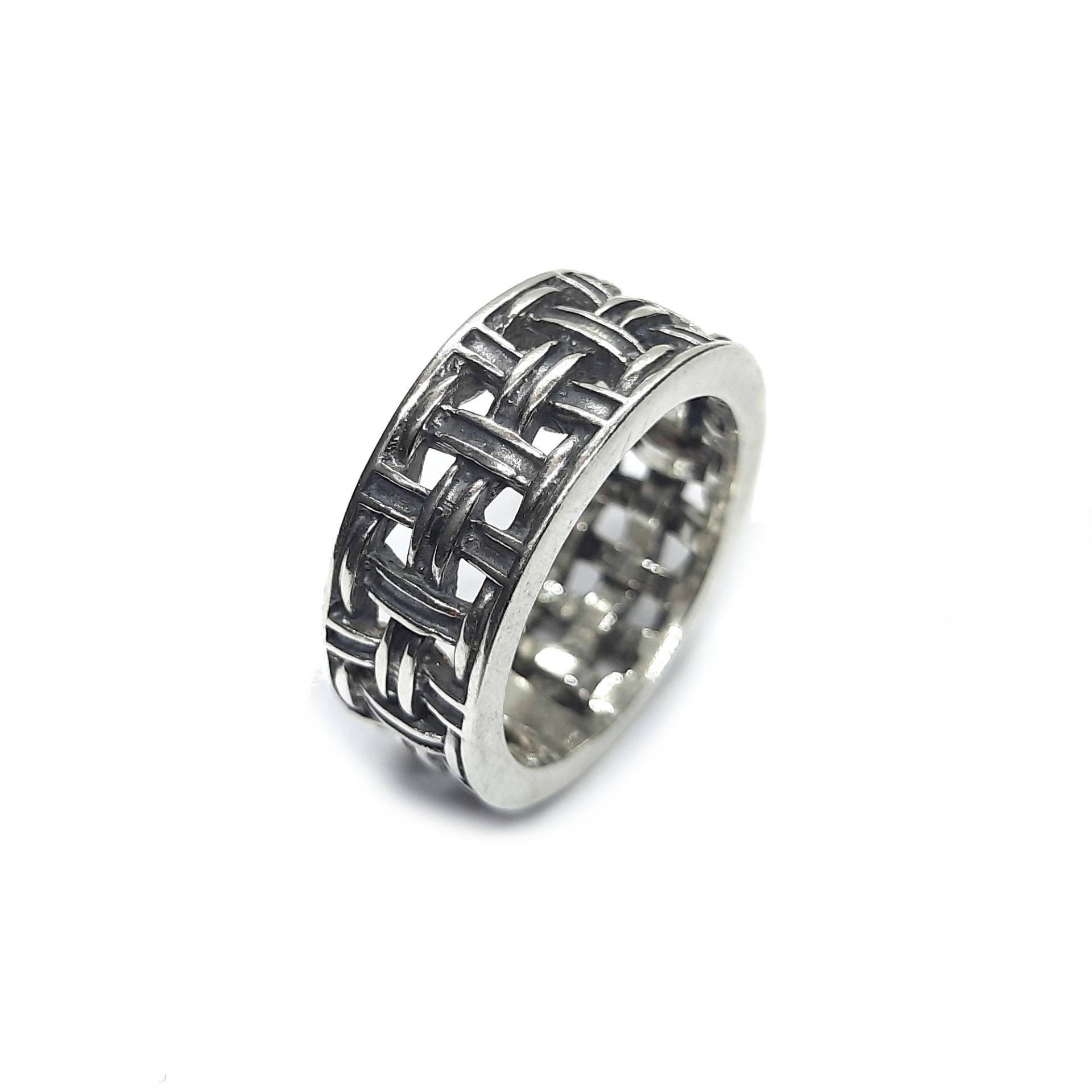 R001018 Silber Ring 925 Kreise von EmpressSilver