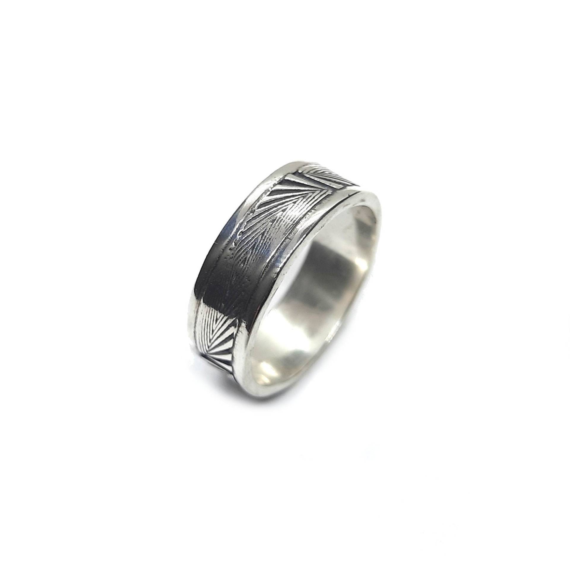 R001018 Silber Ring 925 Kreise von EmpressSilver