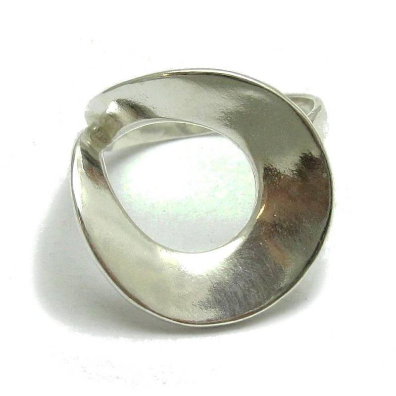 R001020 Silber Ring 925 Kreis von EmpressSilver