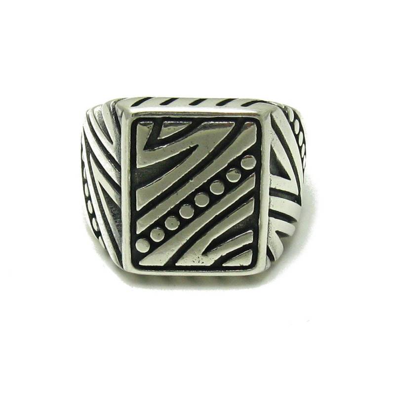 R001586 Sterling Silber Herren Ring 925 von EmpressSilver