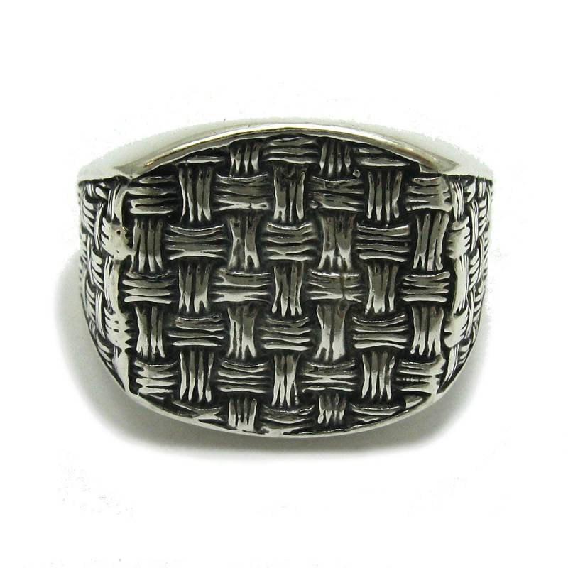 R001710 Sterling Silber Herren Ring 925 von EmpressSilver