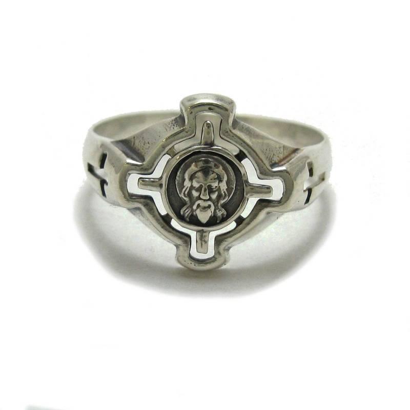R001785 Silber Herren Ring 925 Jesus von EmpressSilver