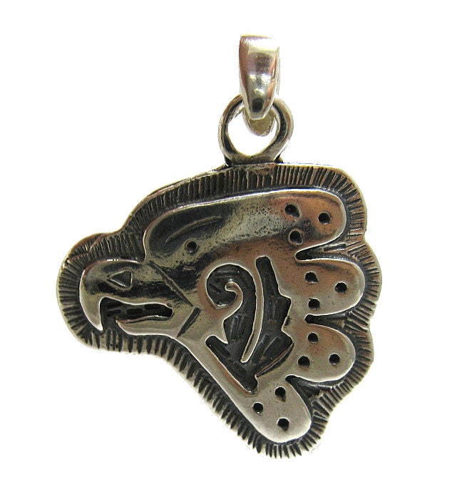 Sterling Silber Anhänger Adlerkopf Solide Genuine Stamped 925 Nickel Frei von EmpressSilver