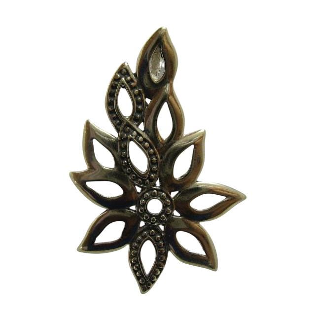 Sterling Silber Anhänger Blumen Solide Genuine Stamped 925 Nickel Frei von EmpressSilver