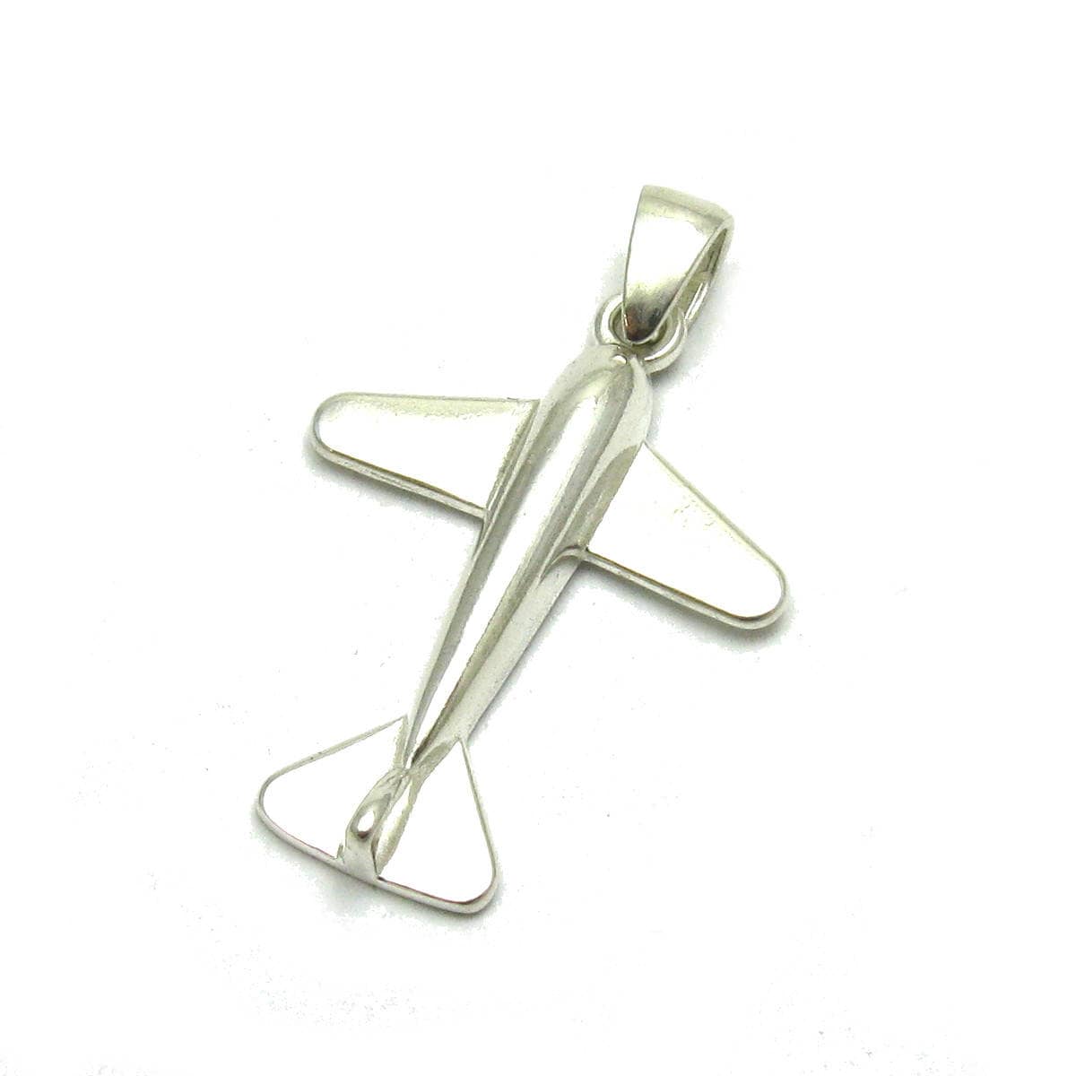Sterling Silber Anhänger Flugzeug Solide Genuine Stamped 925 Nickel Frei von EmpressSilver