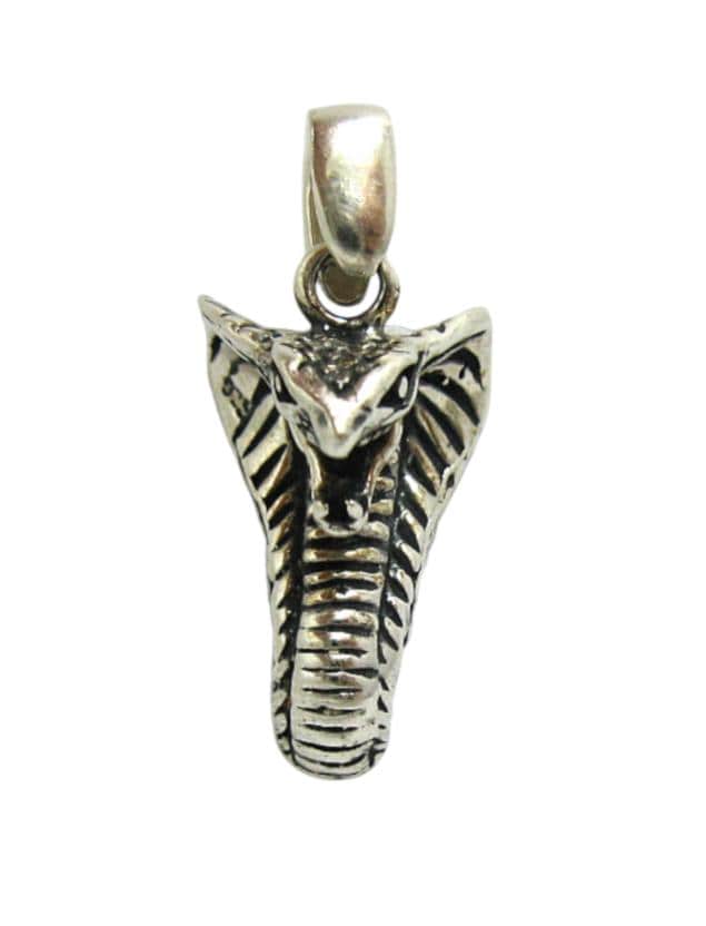 sterling Silber Anhänger Schlange Cobra Massiv Gestempelt 925 Nickel Frei von EmpressSilver