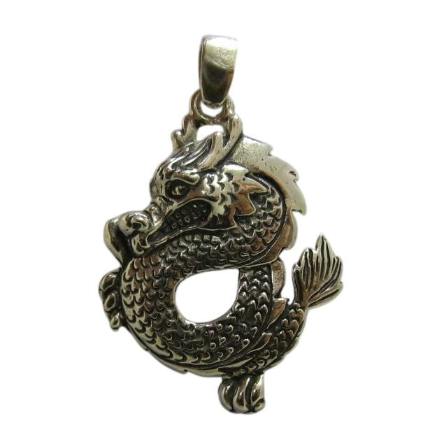 sterling Silber Drachen Anhänger Gestempelt 925 Nickel Frei von EmpressSilver