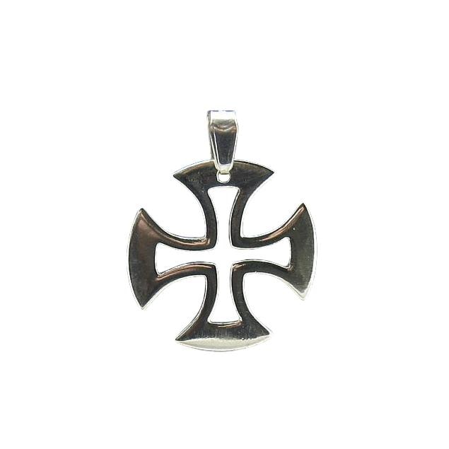 sterling Silber Malteser Kreuz Anhänger 26 X Mm Massiv Gestempelt 925 Nickelfrei von EmpressSilver
